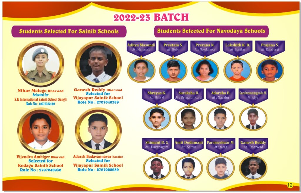 Dodmani Tuition Classes 2022-23 Batch